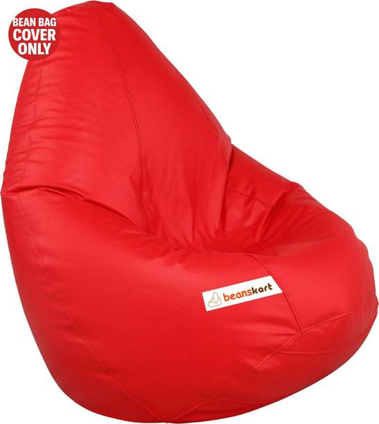Beanskart XXXL Tear Drop Bean Bag Cover  (Without Beans)