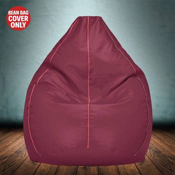 Gunj Large Tear Drop Bean Bag Cover  (Without Beans)