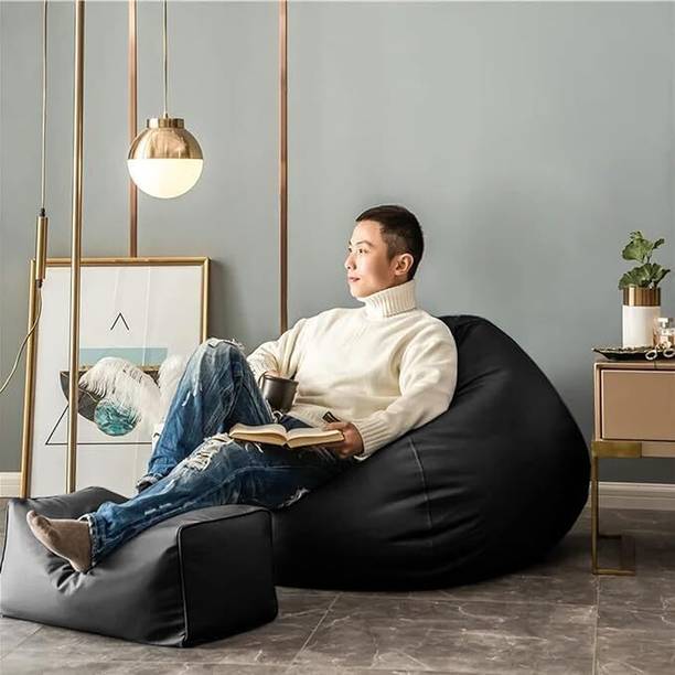 Tusa 4XL Tear Drop Bean Bag Cover  (Without Beans)