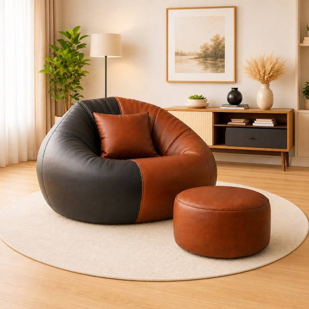 Karuto 4XL Tear Drop Bean Bag Cover  (Without Beans)