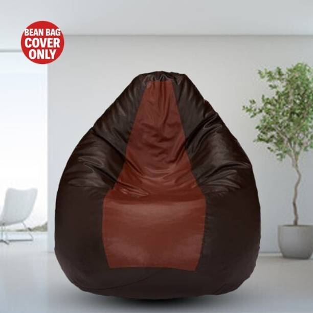 Gunj XXXL Tear Drop Bean Bag Cover  (Without Beans)