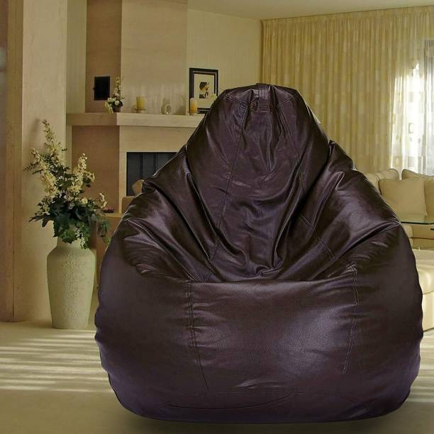 SHIRA 24 Large Tear Drop Bean Bag Cover  (Without Beans)