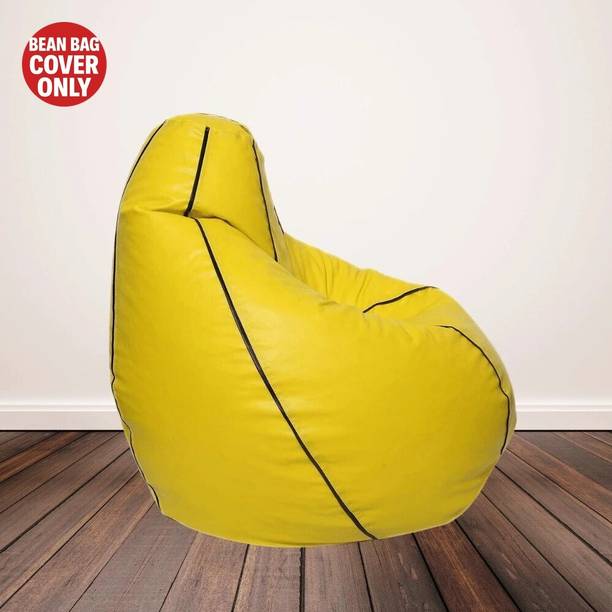 Gunj Large Tear Drop Bean Bag Cover  (Without Beans)