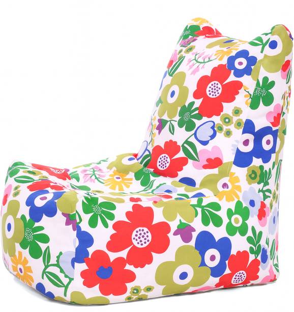STYLE HOMEZ Large Chair Bean Bag Cover  (Without Beans)