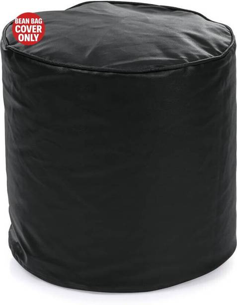 Gunj Medium Pouffe Bean Bag Cover  (Without Beans)
