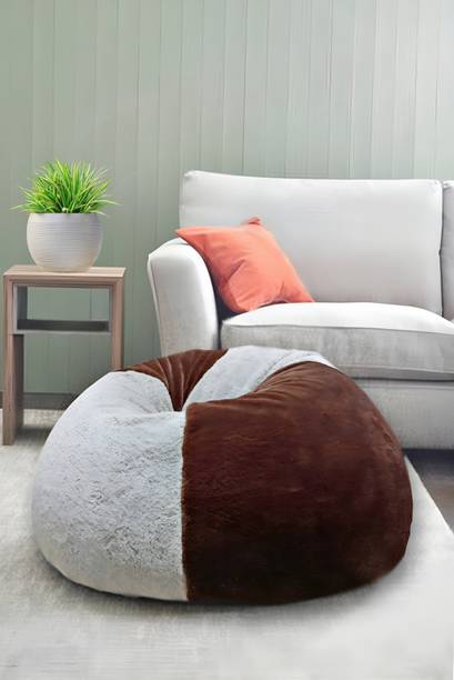 Bachu Art XXXL Pouffe Bean Bag Cover  (Without Beans)