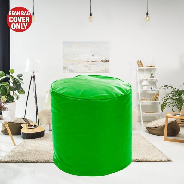 AVVANTO Medium Pouffe Bean Bag Cover  (Without Beans)