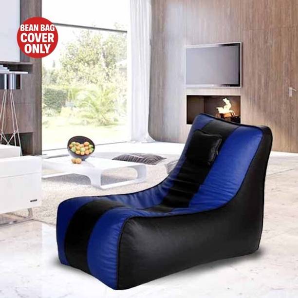 SHIRA 24 Jumbo Chair Bean Bag Cover  (Without Beans)