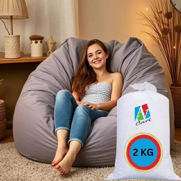 AV CART Refill Beans for Bean Bags – 2 kg Lightweight Filler for Daily Use Bean Bag Filler