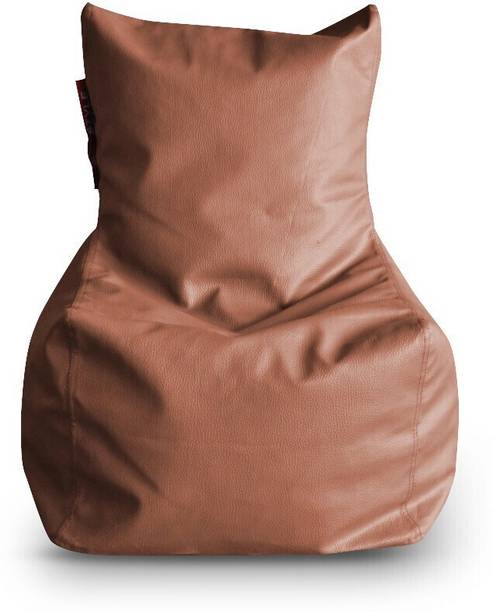 TXOR Large Premium Leatherette Bean Bag Chair  With Bean Filling
