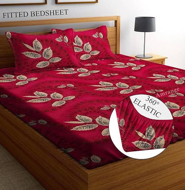 TrueBeauty Reversible Cotton Double Bed Cover