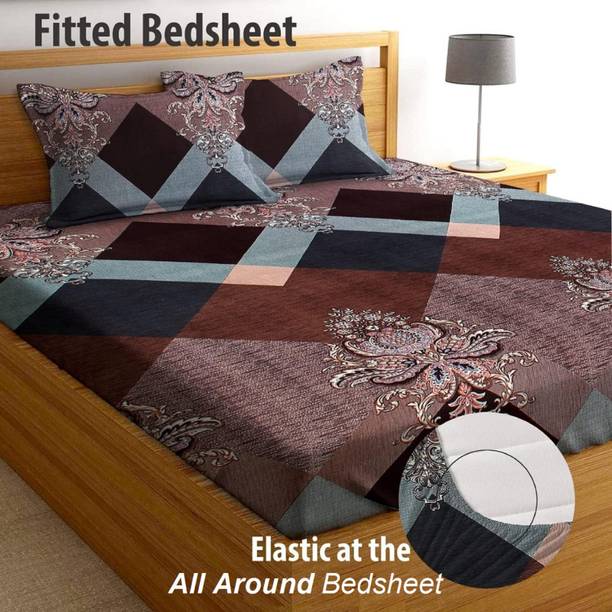 Stylishkanha Reversible Cotton Queen Bed Cover