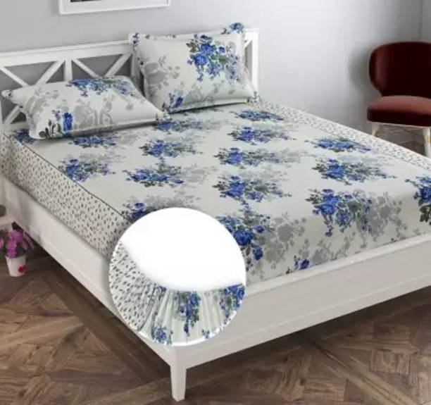 TerryFox Reversible Cotton Double Bed Cover