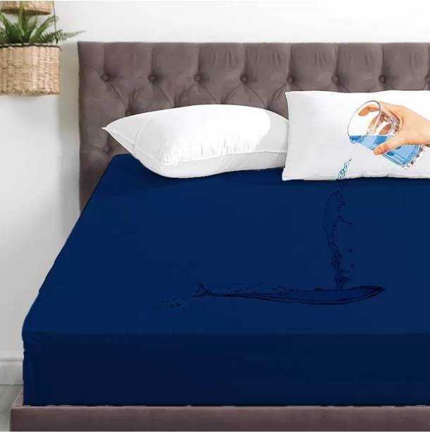 Magixy King Size Fitted Terry Cotton Breathable, Stretchable, Waterproof Mattress Cover