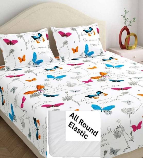 TerryFox Reversible Cotton King Bed Cover