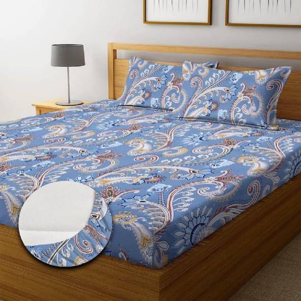 YaAkholic Reversible Cotton Double Bed Cover