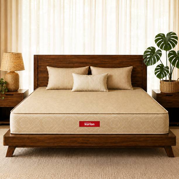 KURLON Orthopedic, Memory Foam, Medium Firm, Back & Spine Support, High Resilence Foam 6 inch King Memory Foam Mattress