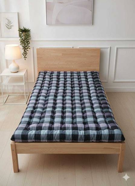 GK BROTHERS 3X6 feet single cotton mattress 2 inch Single Cotton Mattress