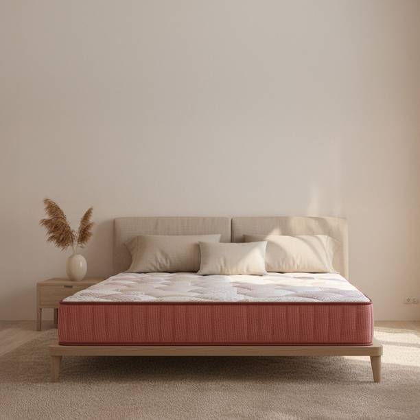 Sleepwell MyMattress, Orthopedic Support, Firm, Resitec Foam,VPF Tech, Neem Anti Microbial 8 inch King High Resilience (HR) Foam Mattress