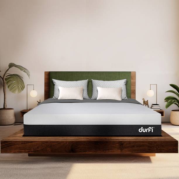Durfi Natural Latex Orthopedic 8 inch Single High Resilience (HR) Foam Mattress