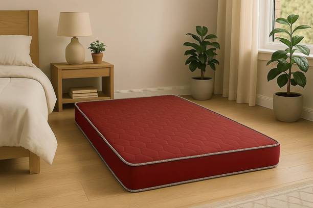 The GoodSleep Double Mattress HD Foam Starlight Fabric Soft Comfort 2 inch Single High Density (HD) Foam Mattress