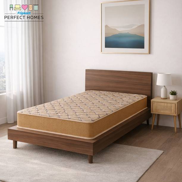 Flipkart Perfect Homes Trio Medium Soft & Hard | 6 inch Single High Density (HD) Foam Mattress