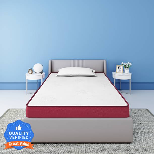 Flipkart Perfect Homes TWAIN Dual Comfort Hard & Soft 4 inch Double High Resilience (HR) Foam Mattress