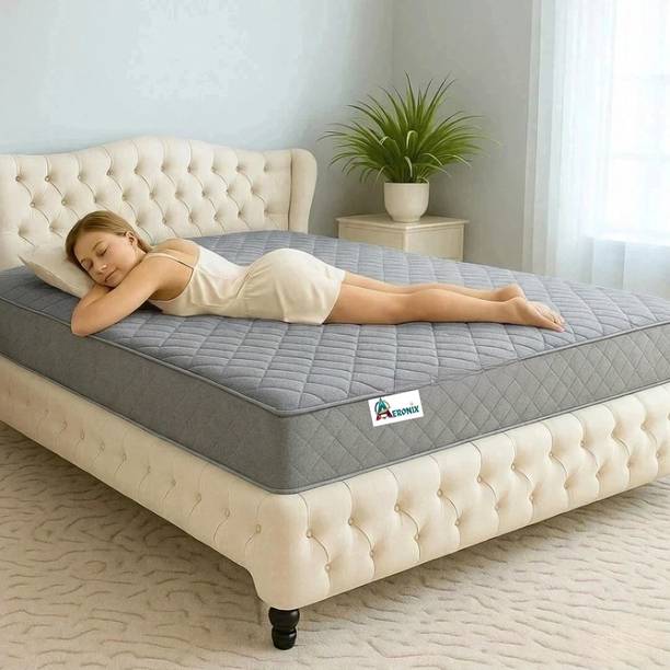 Aeronix Dual Comfort - Hard & Soft 4 inch Double High Resilience (HR) Foam Mattress