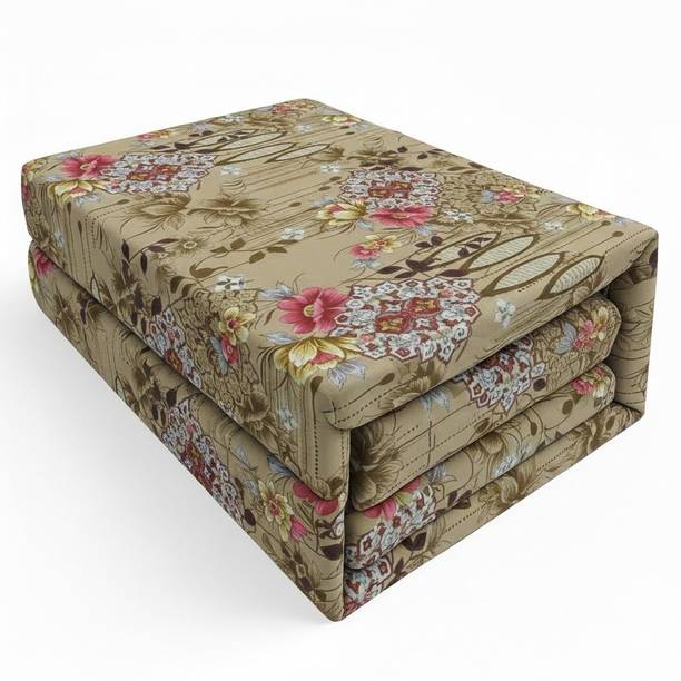 NoRang Compact 3 Fold mattress for Bed – Convertible mattress 6*3foot Random Color 3 inch Single EPE Foam Mattress