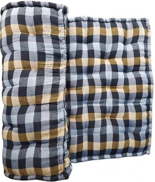 DUROKING SOFT CHECKS PREMIUM 3×6 cotton 5 inch mattress 5 inch Single Cotton Mattress