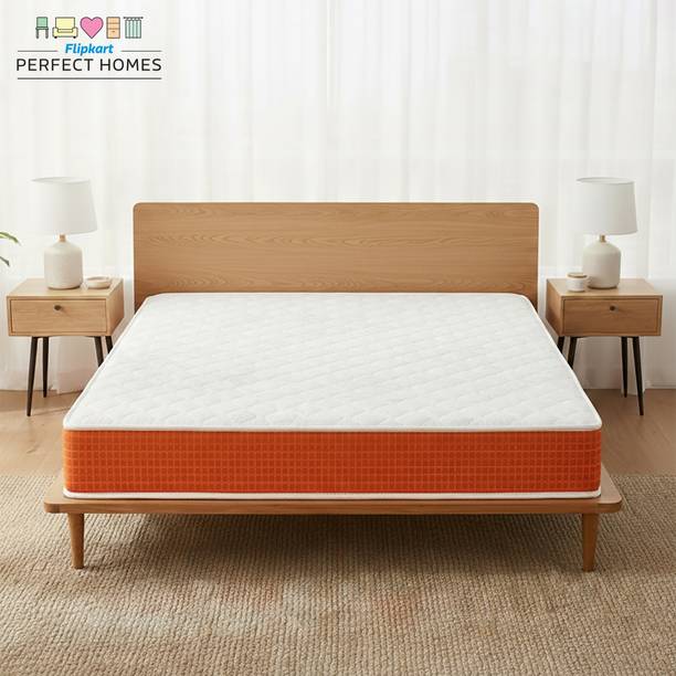 Flipkart Perfect Homes Trio Medium Soft & Hard | 6 inch King High Density (HD) Foam Mattress