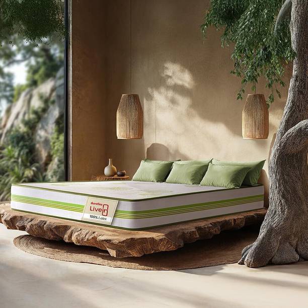 duroflex LiveIn 8 inch King Latex Foam Mattress