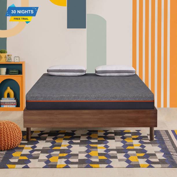 Sleepyhead Technic Designed by Duroflex - 3 Zone Advanved 6D Hexagon Grid, 3K+ Air Pockets 8 inch Queen High Density (HD) Foam Mattress