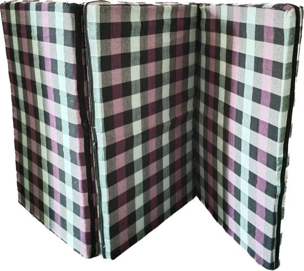 DURGA POLYMERS 3 Fold 2 inch Single EPE Foam Mattress