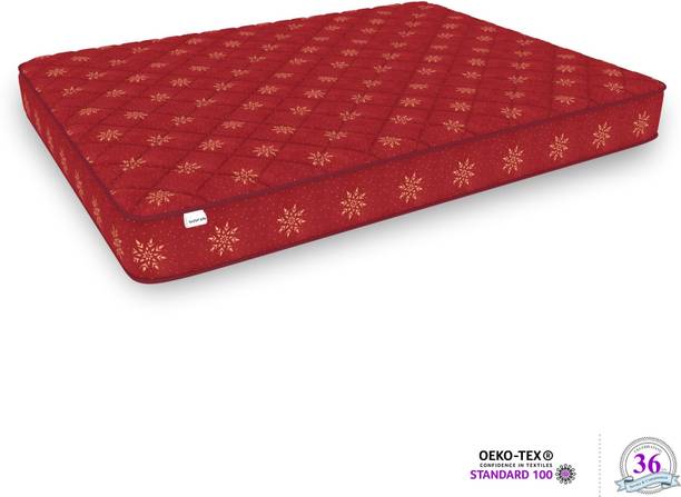 SLEEP SPA Soft Bounce Premium Orthopedic Direct From Factory 3 inches King High Resilience (HR) Foam Mattress