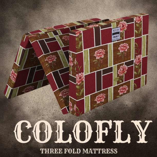 COLOFLY Three Fold Ep Mattress 2 inch Single Cotton Mattress