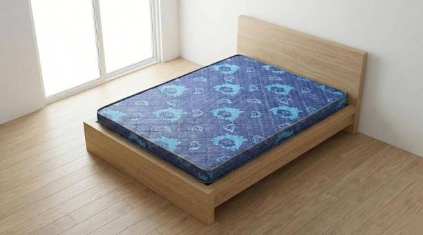 The GoodSleep 4 Inch Single Mattress PU Foam Quilted Floral Soft Durable 72x35 Bed 4 inch Double PU Foam Mattress