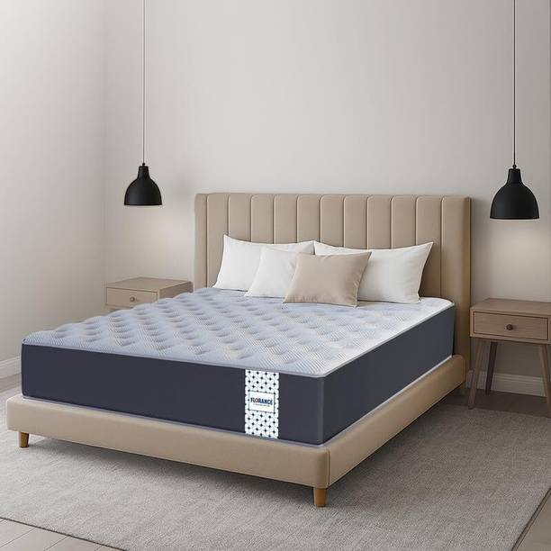 Florance Premium hard & soft dual comfort flip 4 inch Double High Resilience (HR) Foam Mattress
