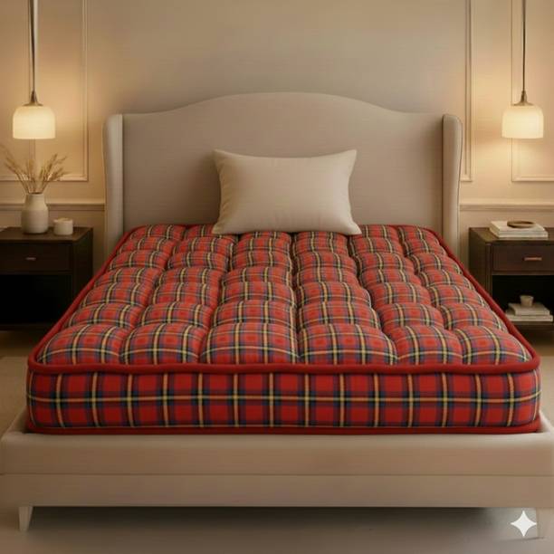 Durable LUXURSLEEP 5x6 feet Bed Mattress 5 inch Queen Cotton Mattress