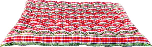 TIRAZ Regular Type Organic Cotton mattress Gadda For Floor & Bed (Single 72x36) 4 inch Single Cotton Mattress