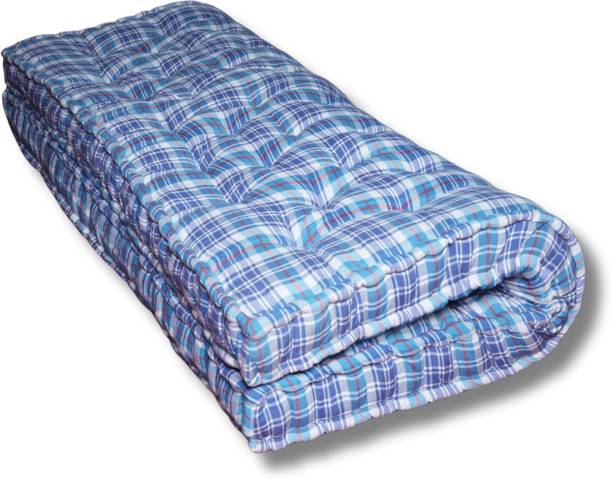 TEERAZ Premium Cotton Mattress 78x72 Inches (5 Inch Thick) Breathable & Durable 5 inch King Cotton Mattress