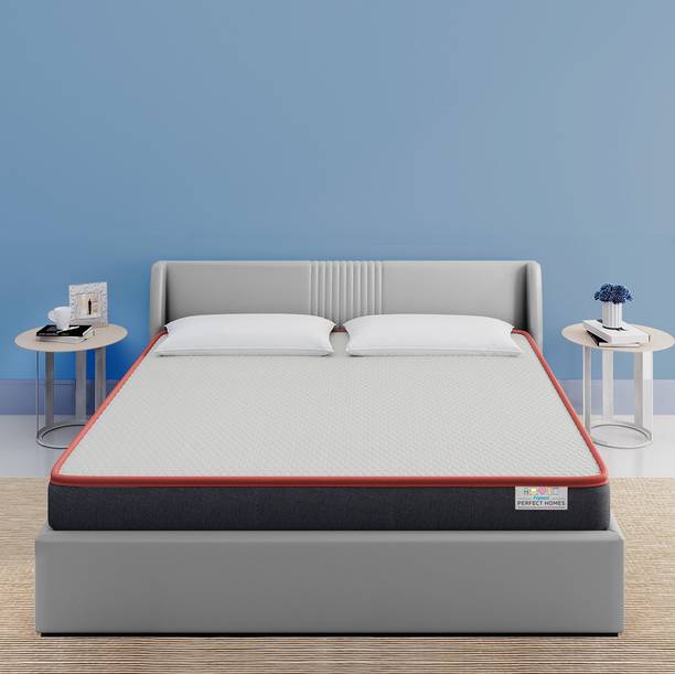 Flipkart Perfect Homes Dual Comfort Hard & Soft 4 inch King High Resilience (HR) Foam Mattress