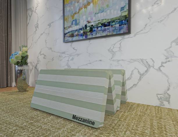 MezzaNine Easy 4 Fold Traveler's Sleep Mattress 3 inch Single EPE Foam Mattress