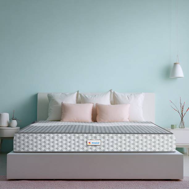Sleepwell Ortho Pro Profiled, Memory Foam, Spine & Back Support 6 inch Queen PU Foam Mattress