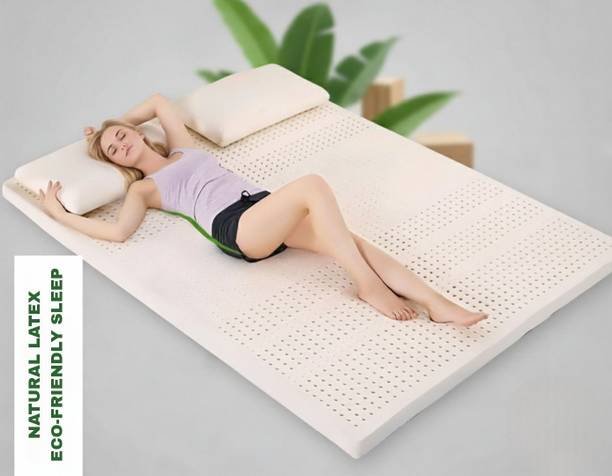 Aeronix Latex-Ortho Foam Comfort & Orthopedic Support Reversible Soft & Firm Mattress 4 inch King High Resilience (HR) Foam Mattress