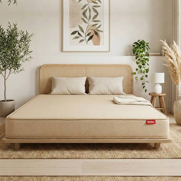 KURLON Dual Comfort, Reversible, Soft & Firm Support, High Resilence Foam 5 inch King High Resilience (HR) Foam Mattress