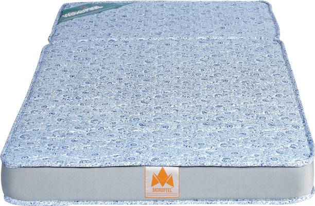 MOROFEEL Soft Bounce 3 Folding/Travel Mattress 4 inch Double High Resilience (HR) Foam Mattress