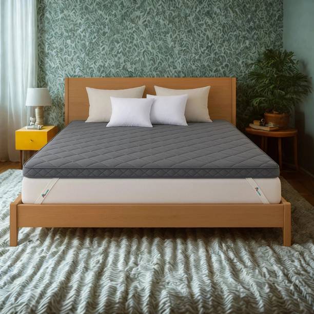 Aeronix 2 inch (5.08 cm) King Size Latex Breathable Mattress Topper