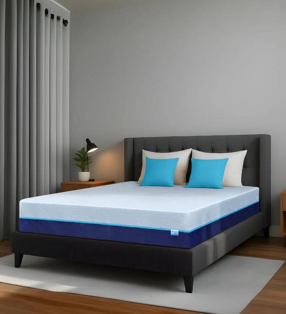 Clouddio From Pepperfry Vellora Dual Comfort Orthopedic Antibacterial | Reversible 4 inch Queen High Density (HD) Foam Mattress