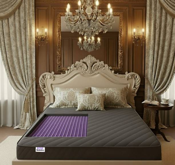 DozeIQ Rubberised Grid Medium Firm Orthopedic Natural Cooling Breathable Fabric 5 inch King Coir Mattress